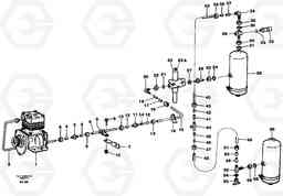 65785 Feed lines, wet tank and regulator A40 VOLVO BM VOLVO BM A40 SER NO - 1151/- 60026, Volvo Construction Equipment