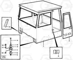 5738 Cab A40 VOLVO BM VOLVO BM A40 SER NO - 1151/- 60026, Volvo Construction Equipment