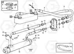 59800 Oil cooler A40 VOLVO BM VOLVO BM A40 SER NO - 1151/- 60026, Volvo Construction Equipment