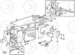 86314 Engine hood A40 VOLVO BM VOLVO BM A40 SER NO - 1151/- 60026, Volvo Construction Equipment