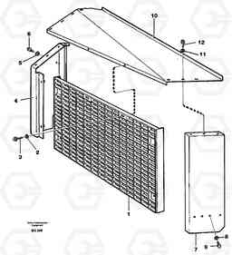 29134 Radiator casing A40 VOLVO BM VOLVO BM A40 SER NO - 1151/- 60026, Volvo Construction Equipment