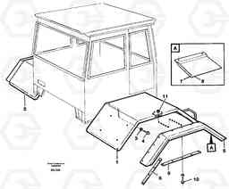 81576 Front fender A40 VOLVO BM VOLVO BM A40 SER NO - 1151/- 60026, Volvo Construction Equipment