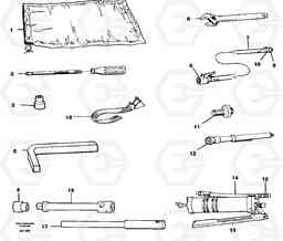 67245 Tool kit A40 VOLVO BM VOLVO BM A40 SER NO - 1151/- 60026, Volvo Construction Equipment