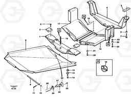 87301 Protecting plates A40 VOLVO BM VOLVO BM A40 SER NO - 1151/- 60026, Volvo Construction Equipment