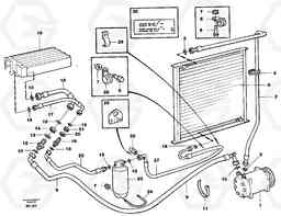 29990 Air conditioning. A40 VOLVO BM VOLVO BM A40 SER NO - 1151/- 60026, Volvo Construction Equipment