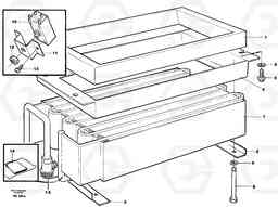 57773 Evaporator with fitting parts A40 VOLVO BM VOLVO BM A40 SER NO - 1151/- 60026, Volvo Construction Equipment