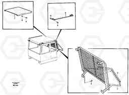 36485 Protecting roof, protective grating A40 VOLVO BM VOLVO BM A40 SER NO - 1151/- 60026, Volvo Construction Equipment
