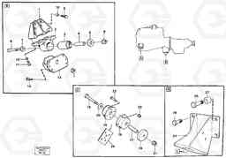 83721 Engine mounting A20C VOLVO BM VOLVO BM A20C SER NO - 3051, Volvo Construction Equipment