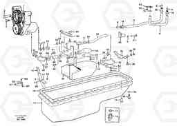 103199 Lubricating oil system A20C VOLVO BM VOLVO BM A20C SER NO - 3051, Volvo Construction Equipment