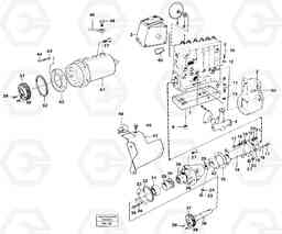 91022 Injection pump with drive A20C VOLVO BM VOLVO BM A20C SER NO - 3051, Volvo Construction Equipment