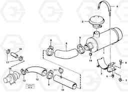 82156 Inlet system A20C VOLVO BM VOLVO BM A20C SER NO - 3051, Volvo Construction Equipment