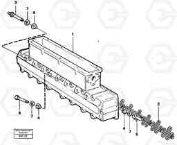 6231 Inlet manifold A20C VOLVO BM VOLVO BM A20C SER NO - 3051, Volvo Construction Equipment