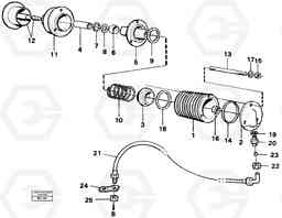 56749 Exhaust pressure regulator A20C VOLVO BM VOLVO BM A20C SER NO - 3051, Volvo Construction Equipment