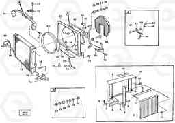 88172 Radiator, fitting A20C VOLVO BM VOLVO BM A20C SER NO - 3051, Volvo Construction Equipment