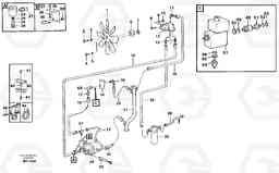 99650 Fan, fitting and drive A20C VOLVO BM VOLVO BM A20C SER NO - 3051, Volvo Construction Equipment