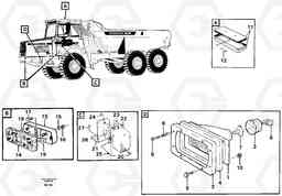 75541 Front lighting A20C VOLVO BM VOLVO BM A20C SER NO - 3051, Volvo Construction Equipment