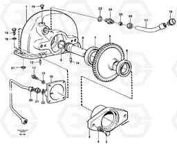 56478 Pump drive A20C VOLVO BM VOLVO BM A20C SER NO - 3051, Volvo Construction Equipment