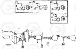 11872 Power shafts A20C VOLVO BM VOLVO BM A20C SER NO - 3051, Volvo Construction Equipment