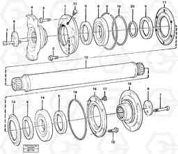 14870 Intermediate shaft A20C VOLVO BM VOLVO BM A20C SER NO - 3051, Volvo Construction Equipment