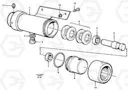 88503 Damping cylinder with fitting parts A20C VOLVO BM VOLVO BM A20C SER NO - 3051, Volvo Construction Equipment