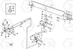 55516 Rear flap, mechanical A20C VOLVO BM VOLVO BM A20C SER NO - 3051, Volvo Construction Equipment