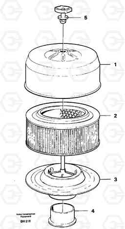 17452 Filter A20C VOLVO BM VOLVO BM A20C SER NO - 3051, Volvo Construction Equipment