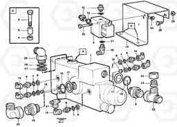 86103 Tip valve with fitting parts A20C VOLVO BM VOLVO BM A20C SER NO - 3051, Volvo Construction Equipment