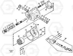 23045 Piston pump A20C VOLVO BM VOLVO BM A20C SER NO - 3051, Volvo Construction Equipment