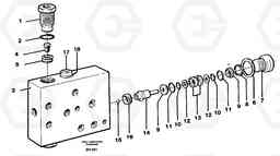 14888 Air valve A20C VOLVO BM VOLVO BM A20C SER NO - 3051, Volvo Construction Equipment