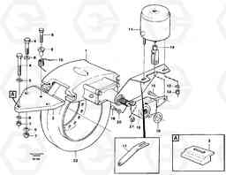 82755 Universaljoint brake A20C VOLVO BM VOLVO BM A20C SER NO - 3051, Volvo Construction Equipment