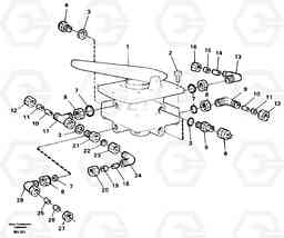 65798 Footbrake valve with mountings A20C VOLVO BM VOLVO BM A20C SER NO - 3051, Volvo Construction Equipment