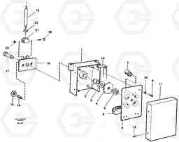 84770 Gear selector A20C VOLVO BM VOLVO BM A20C SER NO - 3051, Volvo Construction Equipment