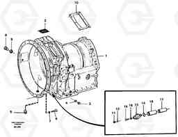 13547 Gearbox housing A20C VOLVO BM VOLVO BM A20C SER NO - 3051, Volvo Construction Equipment