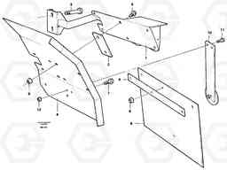 84080 Rear mudguadrs 2,5 M A20C VOLVO BM VOLVO BM A20C SER NO - 3051, Volvo Construction Equipment