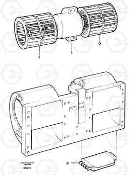 28944 Fan A20C VOLVO BM VOLVO BM A20C SER NO - 3051, Volvo Construction Equipment