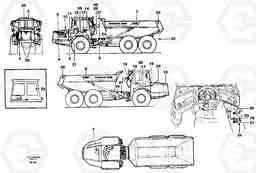43503 Decals A20C VOLVO BM VOLVO BM A20C SER NO - 3051, Volvo Construction Equipment
