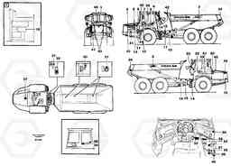 43504 Decals A20C VOLVO BM VOLVO BM A20C SER NO - 3051, Volvo Construction Equipment