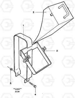 90974 Wheel chock A20C VOLVO BM VOLVO BM A20C SER NO - 3051, Volvo Construction Equipment