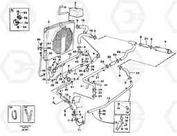 88818 Cooling system A20C VOLVO BM VOLVO BM A20C SER NO - 3051, Volvo Construction Equipment