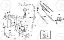 56754 Windscreen washer and wiper A20C VOLVO BM VOLVO BM A20C SER NO - 3051, Volvo Construction Equipment