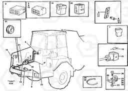56470 Cable harnesses, front A20C VOLVO BM VOLVO BM A20C SER NO - 3051, Volvo Construction Equipment