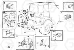 56755 Cable harnesses, front A20C VOLVO BM VOLVO BM A20C SER NO - 3051, Volvo Construction Equipment