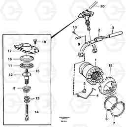 14885 Differential lock A20C VOLVO BM VOLVO BM A20C SER NO - 3051, Volvo Construction Equipment