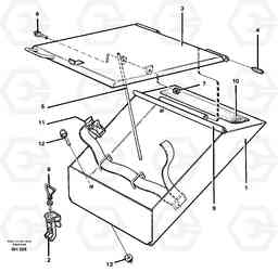 65897 Toolbox A20C VOLVO BM VOLVO BM A20C SER NO - 3051, Volvo Construction Equipment