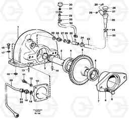 88296 Pump drive A30C VOLVO BM VOLVO BM A30C SER NO - 2320/- 2275, USA, Volvo Construction Equipment