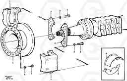 21715 Front wheel brake A30C VOLVO BM VOLVO BM A30C SER NO - 2320/- 2275, USA, Volvo Construction Equipment