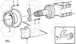 21717 Rear wheel brake, axle 2 A30C VOLVO BM VOLVO BM A30C SER NO - 2320/- 2275, USA, Volvo Construction Equipment