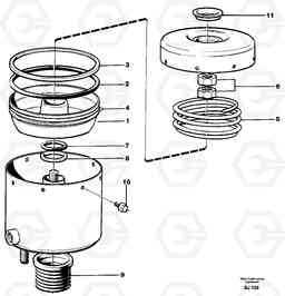 21720 Brake cylinder A30C VOLVO BM VOLVO BM A30C SER NO - 2320/- 2275, USA, Volvo Construction Equipment