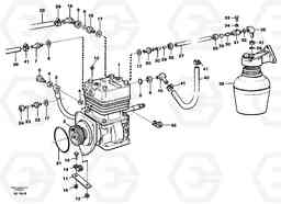 84737 Air-compressor with fitting parts A30C VOLVO BM VOLVO BM A30C SER NO - 2320/- 2275, USA, Volvo Construction Equipment