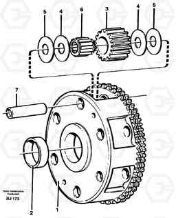 11262 Planet kit, stage 2 A30C VOLVO BM VOLVO BM A30C SER NO - 2320/- 2275, USA, Volvo Construction Equipment